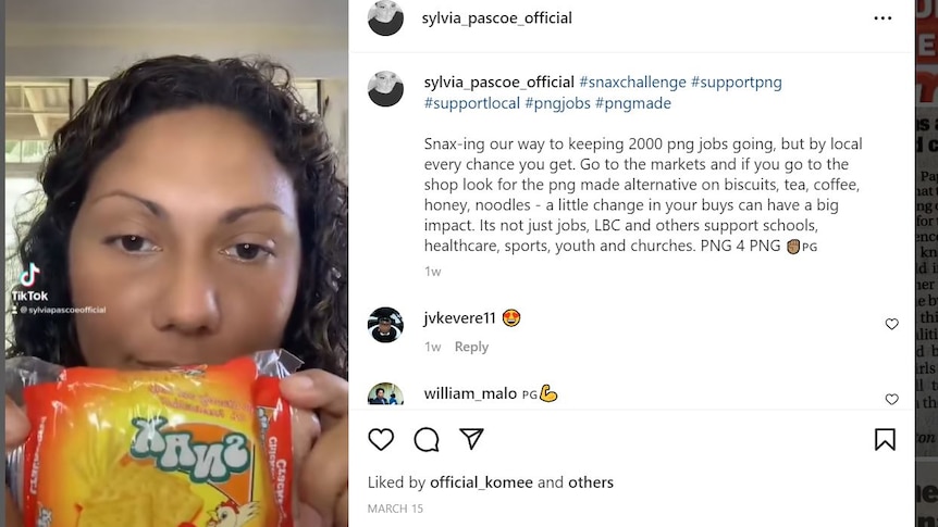 Social media campaign rally supporter for PNG manufacturers