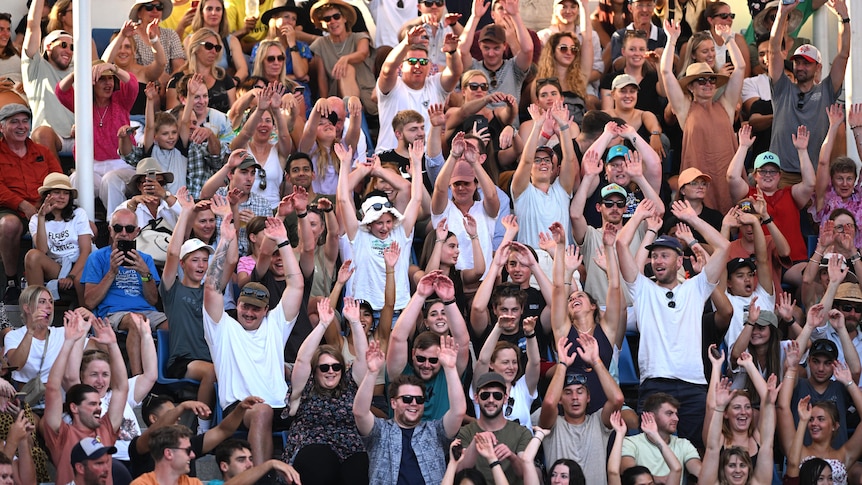 crowds at the tennis