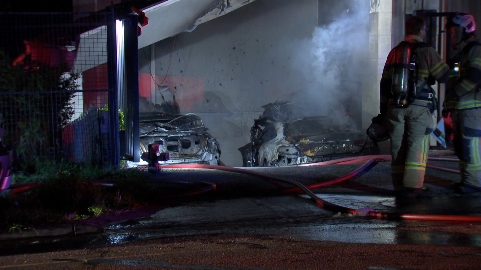 Third driveway car firebombing in Melbourne in as many days