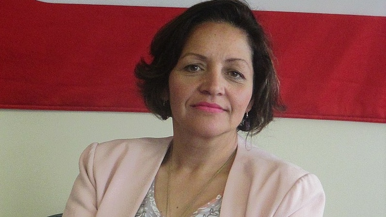 Marama Fox, a portrait in her offices in Bowen House, Parliament, Wellington, New Zealand