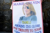 Tamil Americans show support at the funeral of Marie Colvin