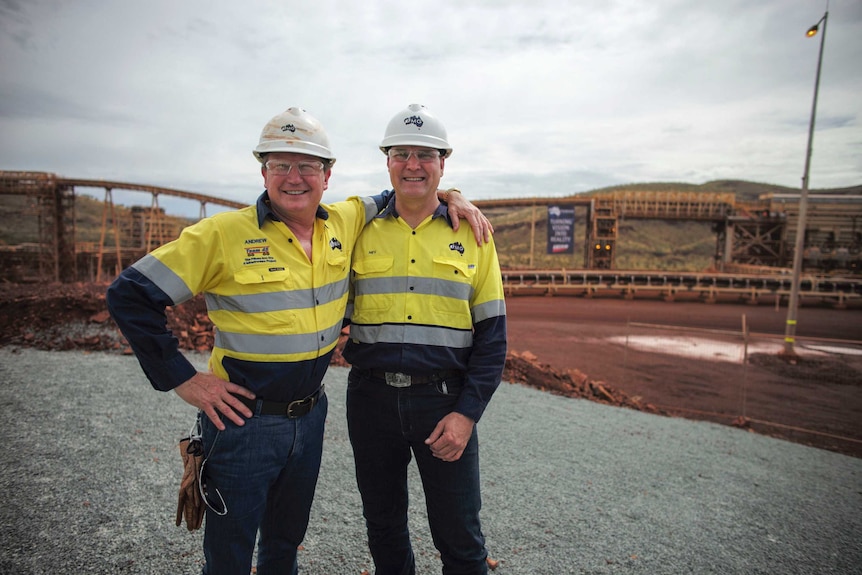 Andrew Forrest and Nev Power