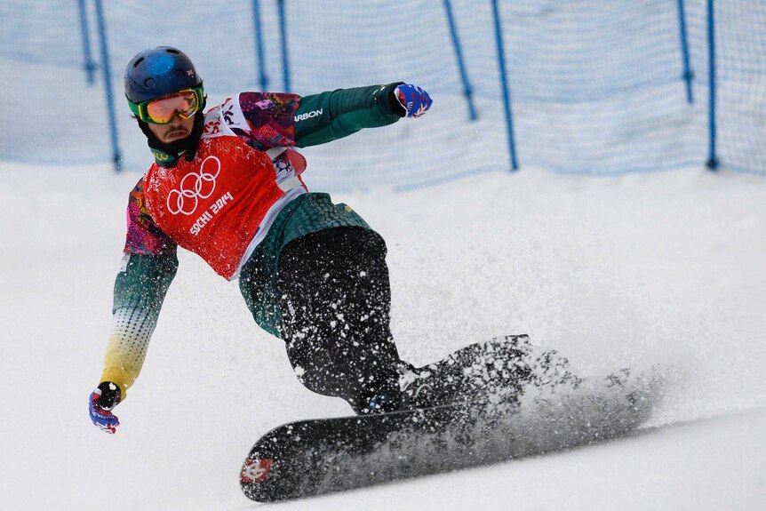 Chumpy Pullin competes in Sochi