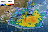 The rainfall forecast for Wednesday and Thursday for south-east Australia