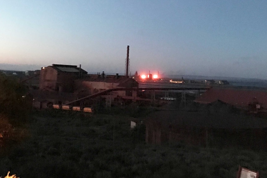 Arrium burns off gas during SA power outage