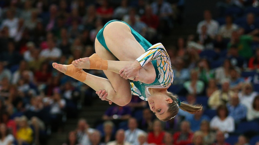 Lauren Mitchell is looking to make history in the floor exercise final