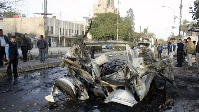 The car bomb and a second explosion killed police and civilians.