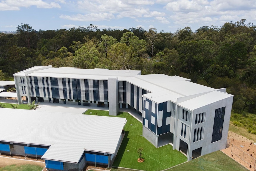 Aerial of school building