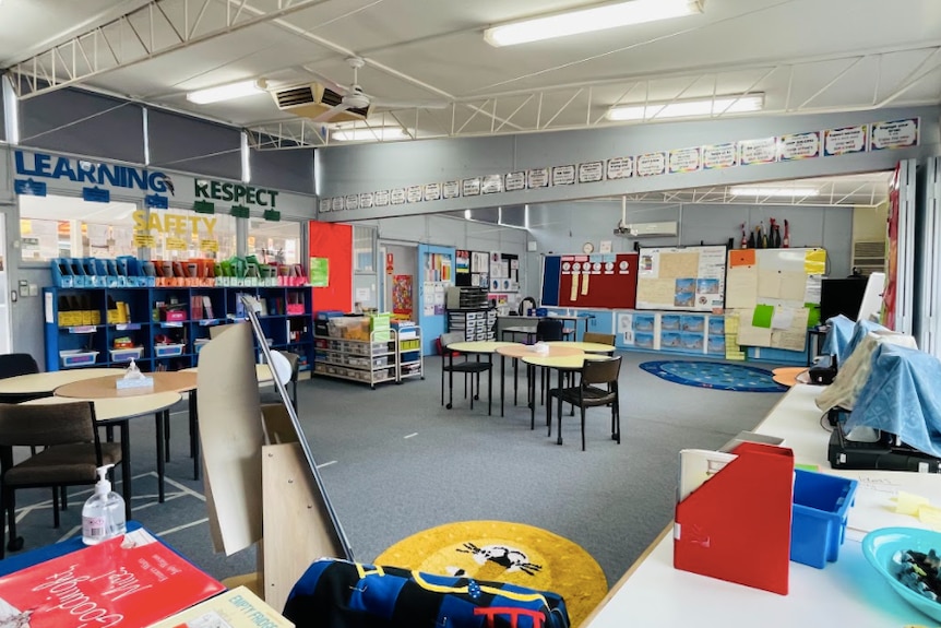 empty classroom