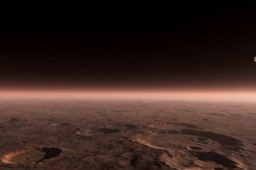 Image of mars atmosphere