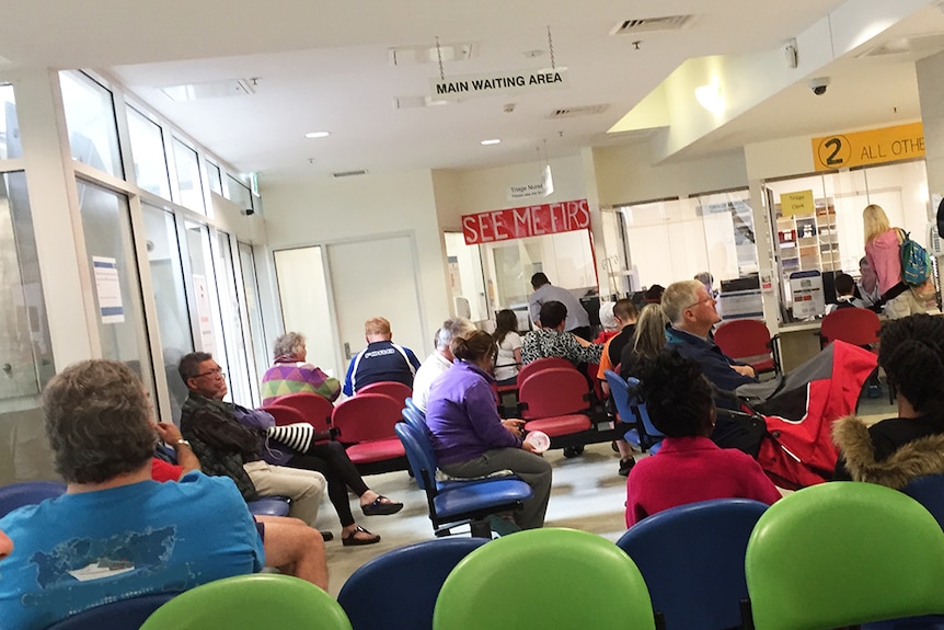 Royal Hobart Hospital emergency department waiting room, November 2016