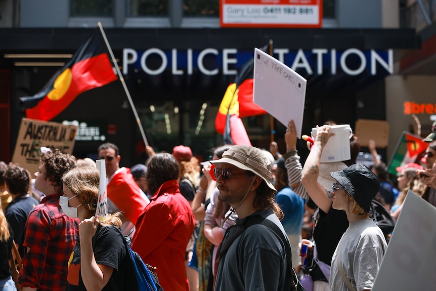 Invasion Day rally Melbourne 2024