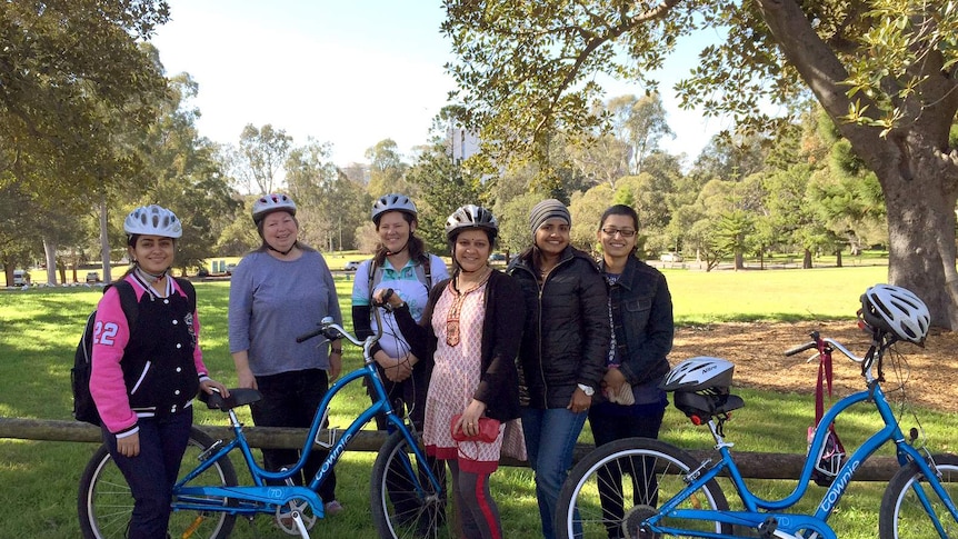 She rides group in Parramatta