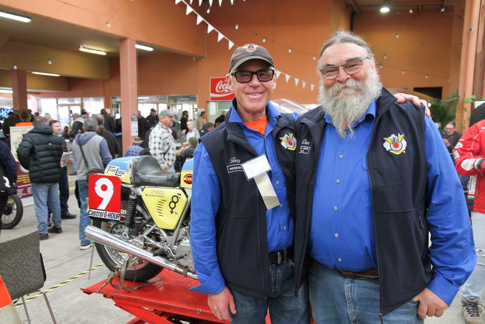 A motorcycle show where the make and model doesn't count, but age does ...