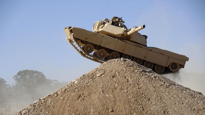 Australian Army M1A1 Abrams Tank