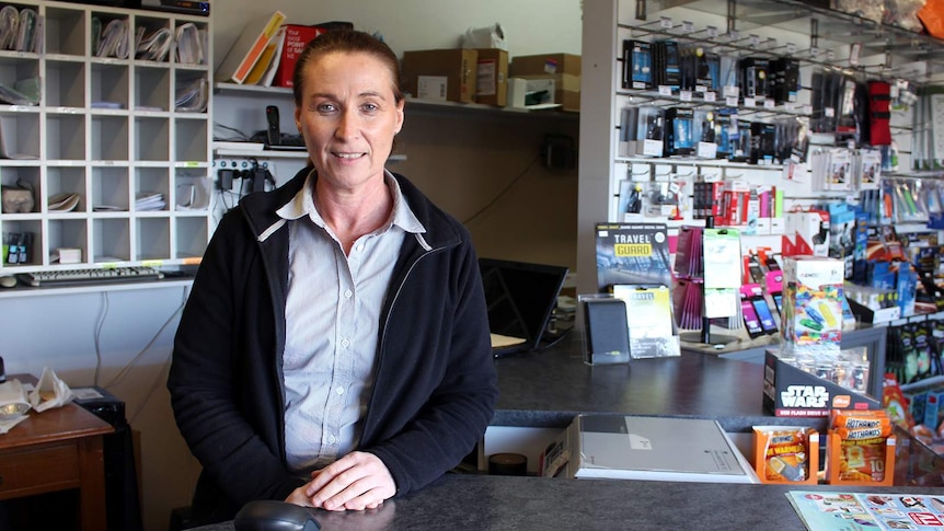 Deb Alker, licensee of the Tathra Post Office.