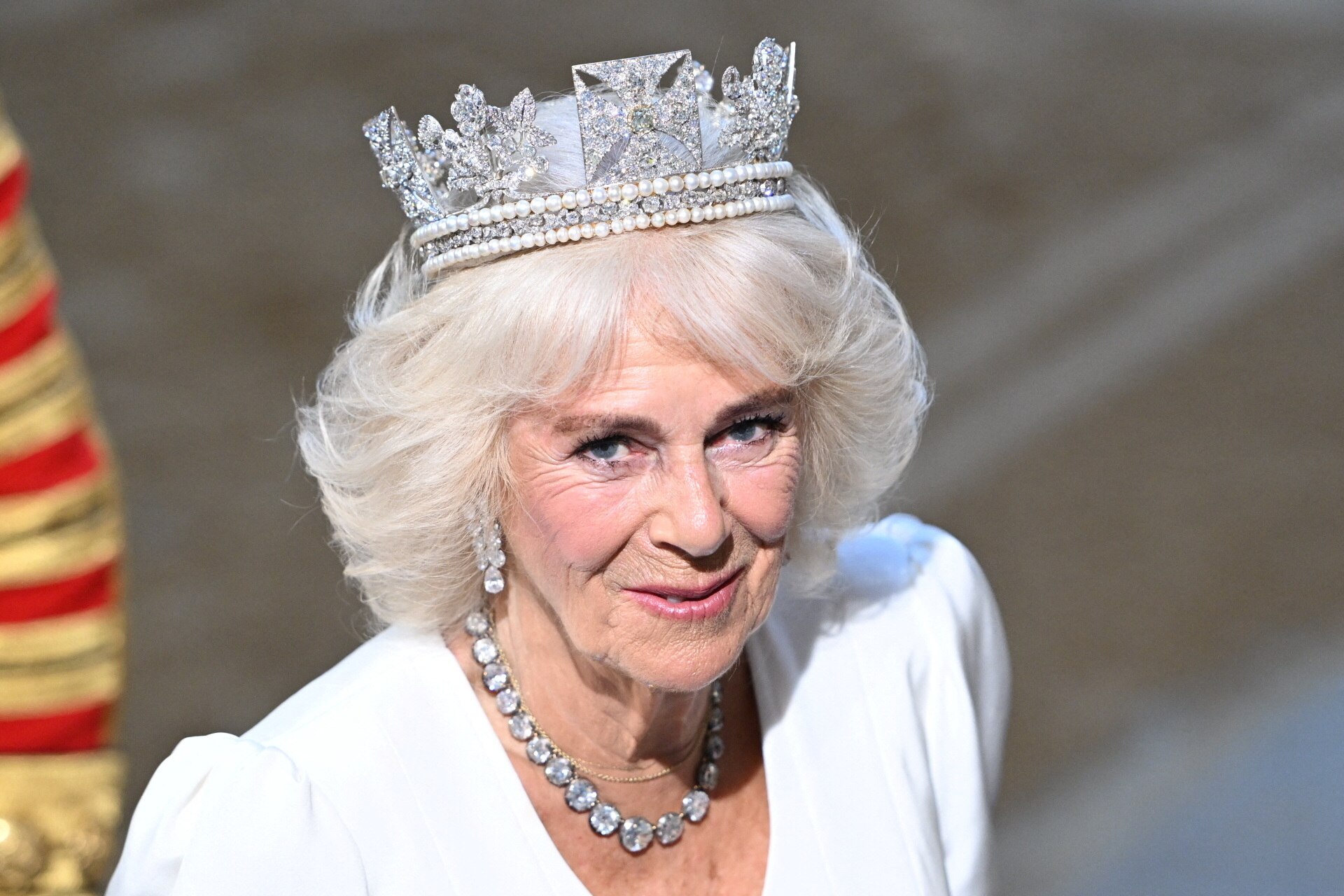 Queen Camilla celebrates 77th birthday with historic Diamond Diadem - ABC  News