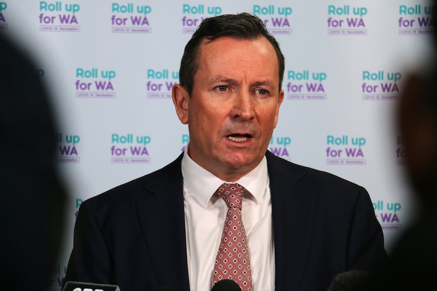 A head and shoulders shot of WA Premier Mark McGowan.