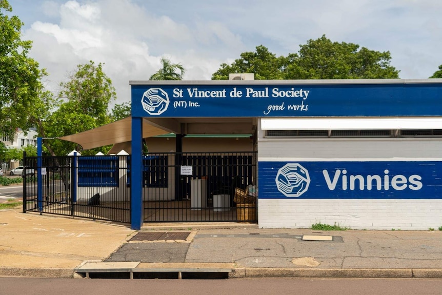 The St Vincent de Paul op shop on Westralia Street in Stuart Park.