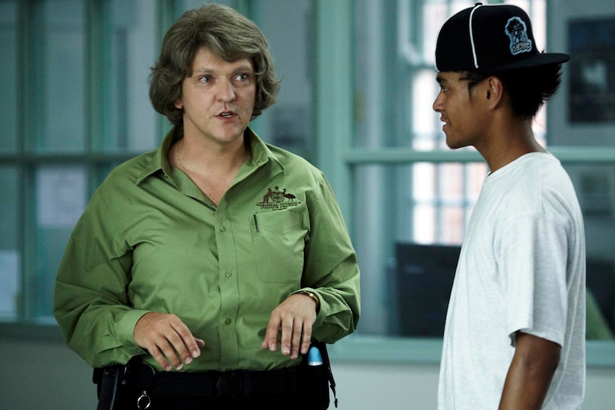 Chris Lilley as Gran in Angry Boys