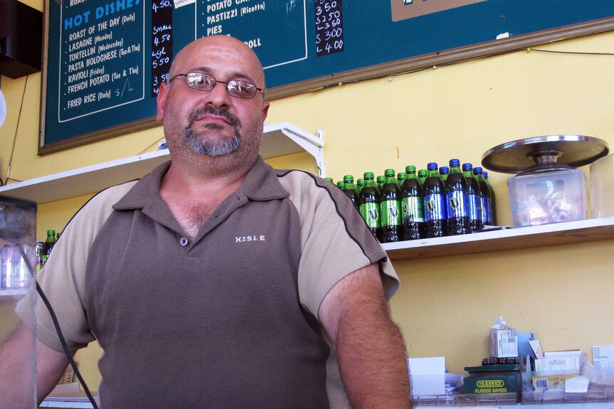 Raymond Sessine a tuckshop owner in Reservoir