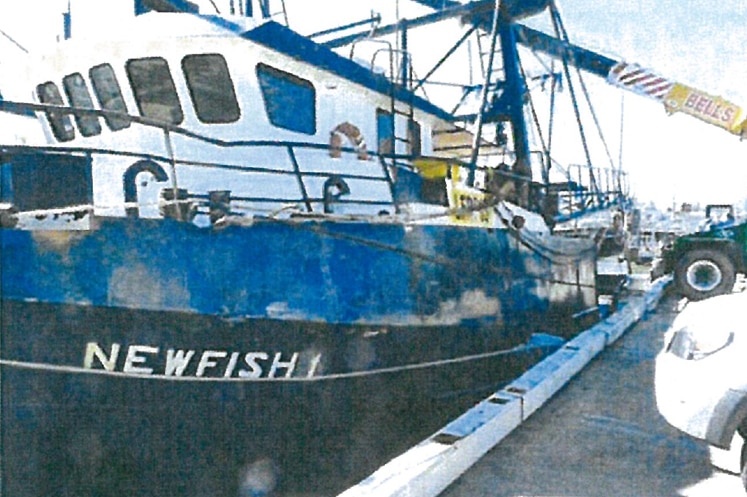 The Austral Fisheries vessel Newfish 1, the boat on which Ryan Donoghue died in 2013.