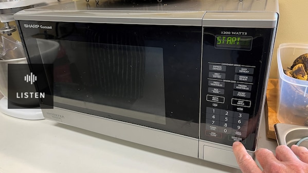 Microwave oven. Has Audio.
