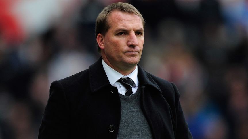 File photo of Brendan Rodgers in suit