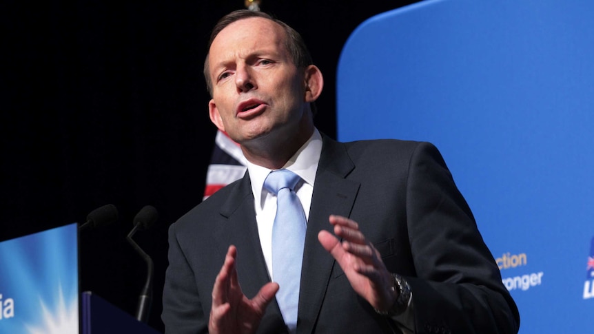 Prime Minister Tony Abbott addresses the Federal Liberal Party of Australia 57th Federal Council held in Melbourne.