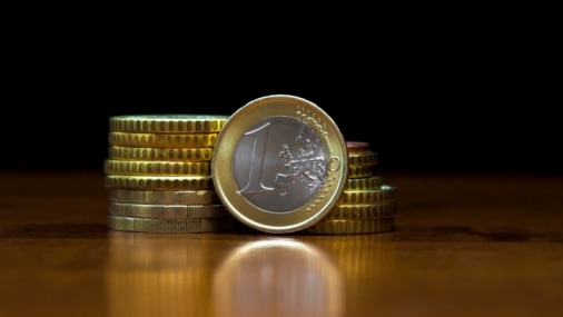 Stack of euro coins. (Thinkstock: iStockphoto)