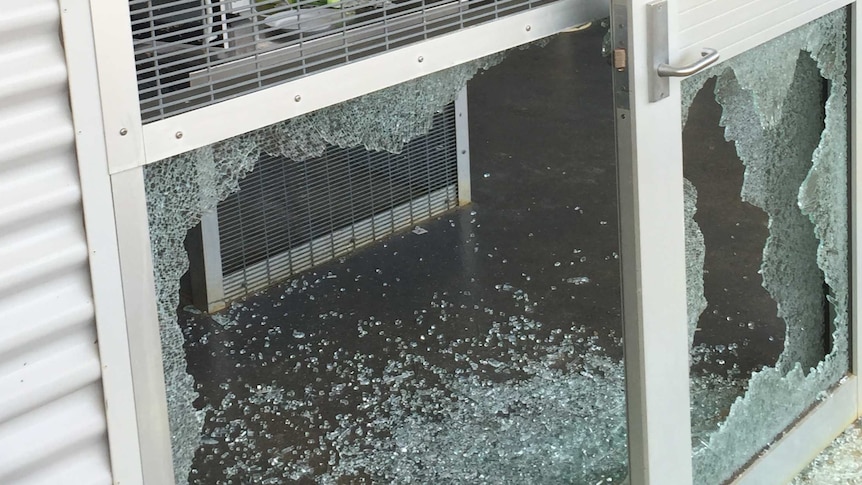 Damage to Christmas Island detention centre