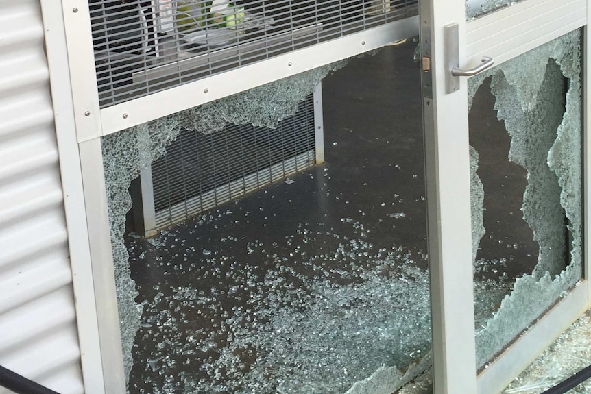 Damage to Christmas Island detention centre