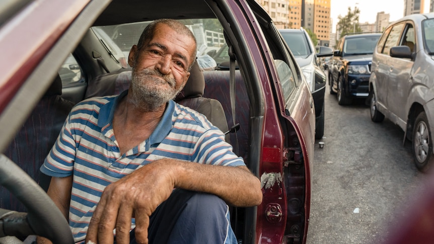 Each morning before dawn, Mohamad Kreiydye bids silent farewell to his sleeping family and begins the day's hunt for fuel. From his neighbourhood