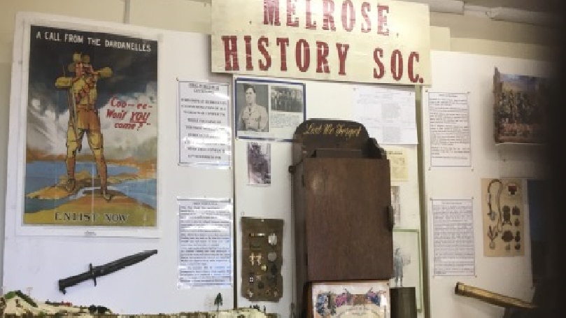 Display at the Melrose Heritage Museum