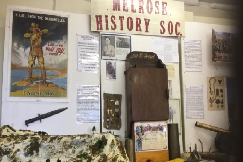 Display at the Melrose Heritage Museum