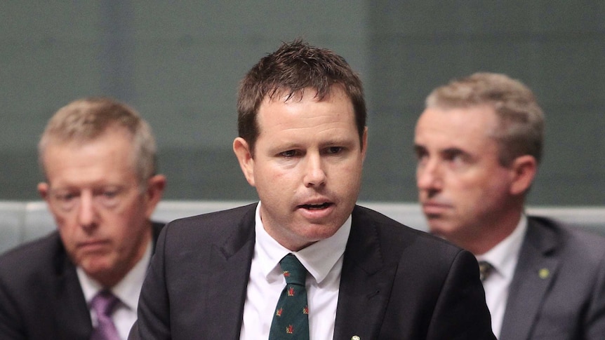 Nationals MP Andrew Broad speaks to the Parliament.