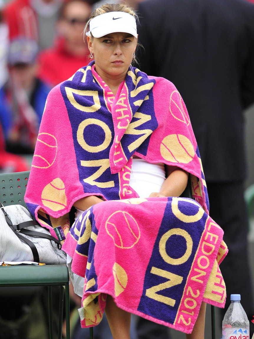 Sharapova under weather