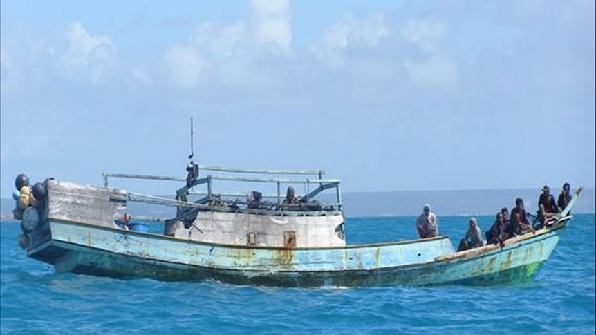 An illegal fishing boat in Australian waters.