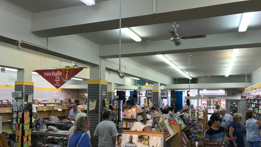 Birchalls book store interior