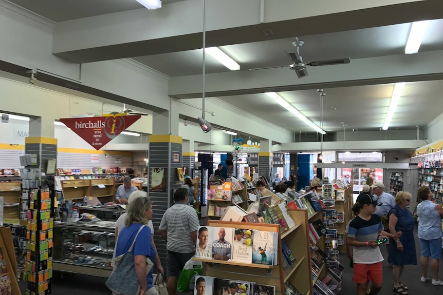 Birchalls book store interior