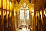Worshippers fill Saint Mary's Cathedral