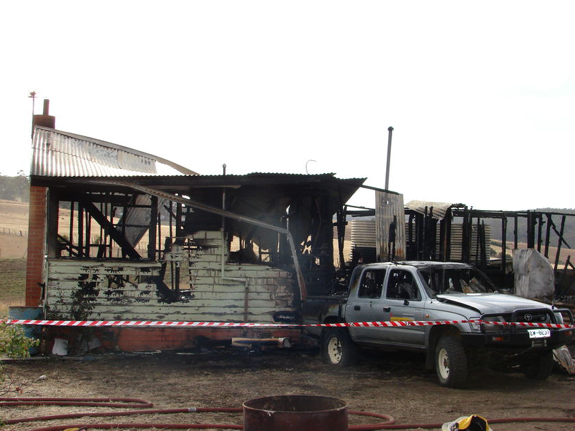 Burning cigarette started fatal Forcett fire - ABC News