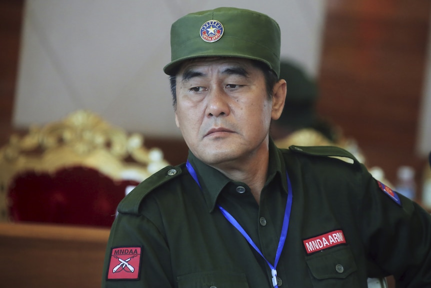 Peng Daxun in a military uniform. 