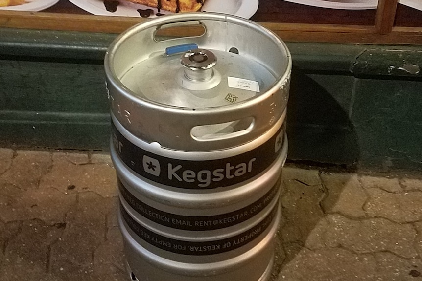 A beer keg