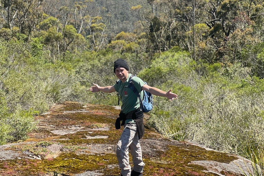 A man in the bush