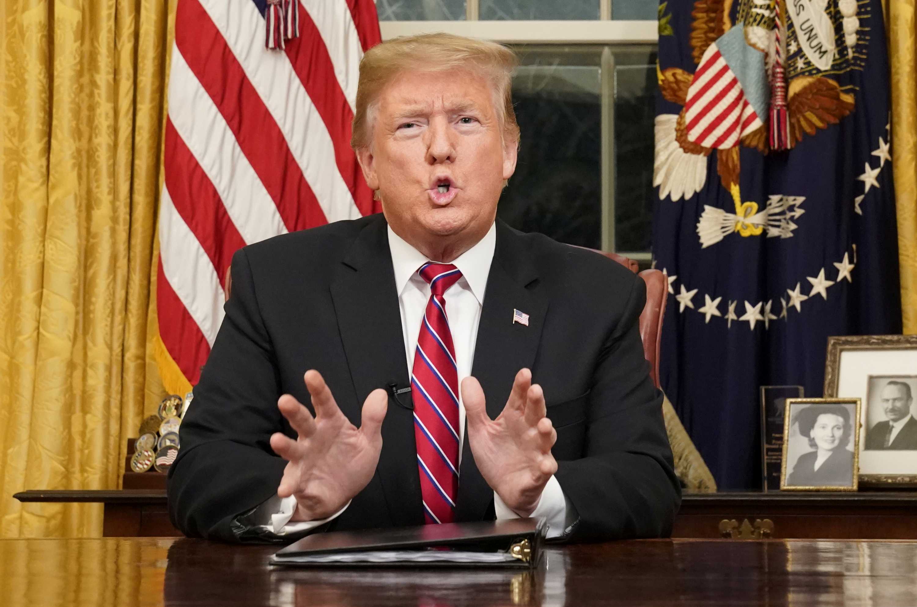 Donald Trump Stops Short Of Declaring National Emergency Over Border ...