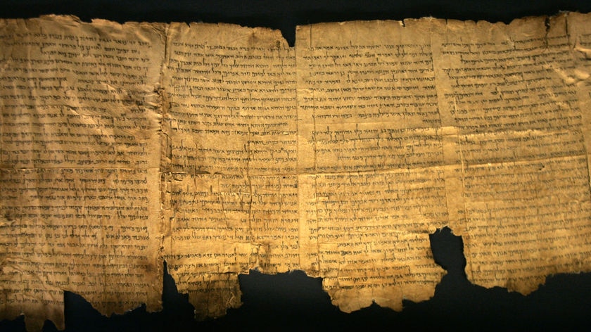 image of the Dead Sea Scrolls