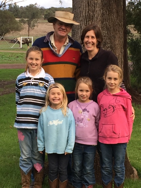 Pat and Renee Murphy and their children.