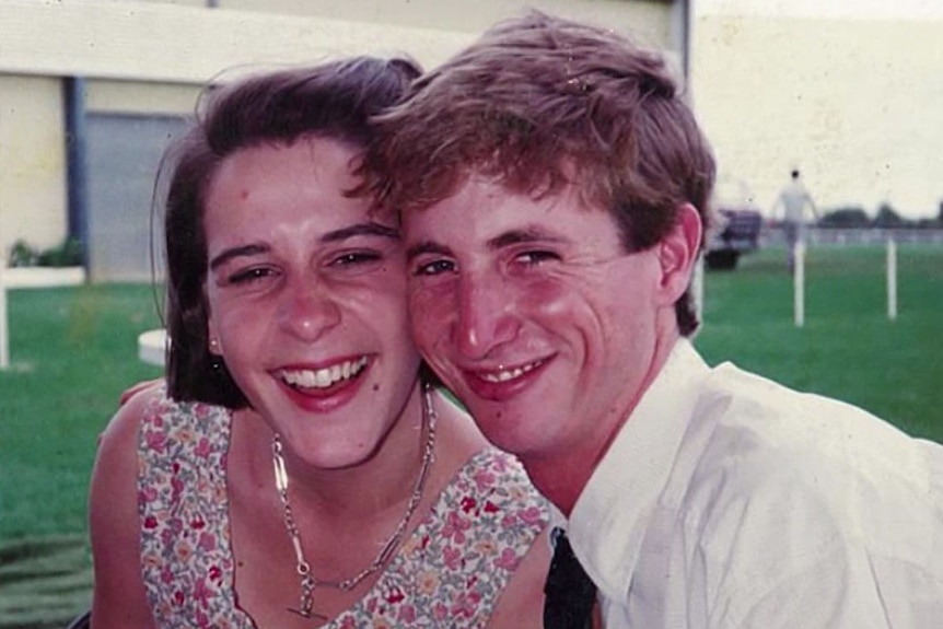 Deb and Jason Frecklington when they were dating.