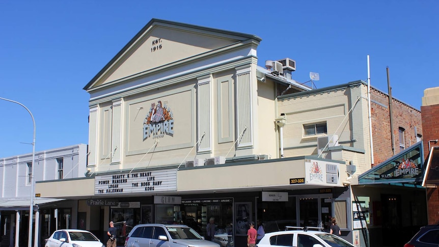 The outside view of the Empire Cinema in Bowral.